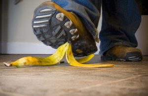 Slipping on a banana