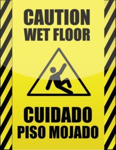 Slip & Fall Sign