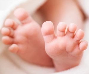 infant feet