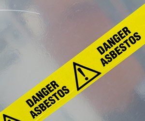 Danger Asbestos Tape