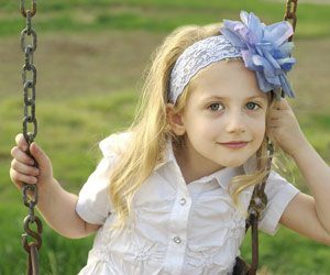 Girl On a swing