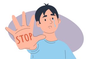 Illustration representing child sexual abuse and the need to protect children